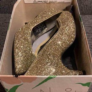 80s sparkle formal heels